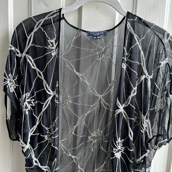 Gryphon New York Beaded Silk Jacket - Picture 4 of 8